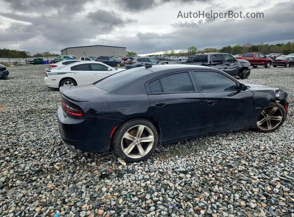 2C3CDXCTXJH260911 2018 DODGE CHARGER Черный Задняя правая четверть