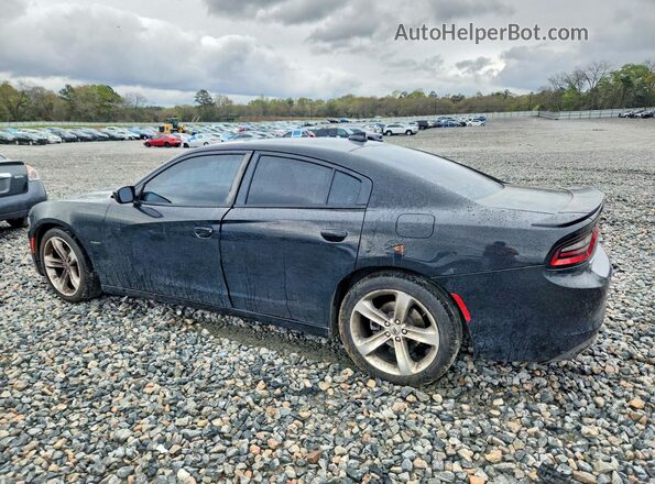 2C3CDXCTXJH260911 2018 DODGE CHARGER Черный Задняя левая четверть