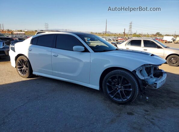 2C3CDXCTXNH145845 2022 DODGE CHARGER White წინა მარჯვენა