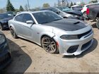 2021 Dodge Charger Scat Pack Widebody Rwd Silver vin: 2C3CDXGJ0MH584480