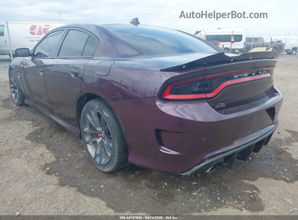 2C3CDXGJ3LH237532 2020 DODGE CHARGER Фиолетовый Задняя левая четверть
