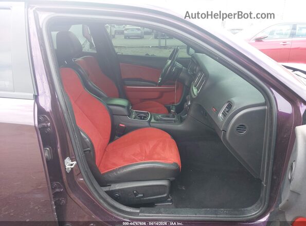 2C3CDXGJ3LH237532 2020 DODGE CHARGER Фиолетовый Вид салона спереди