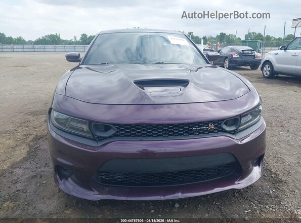 2C3CDXGJ3LH237532 2020 DODGE CHARGER Фиолетовый Вид щитка приборов