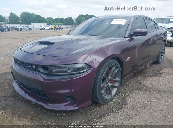 2C3CDXGJ3LH237532 2020 DODGE CHARGER Фиолетовый Передняя левая четверть