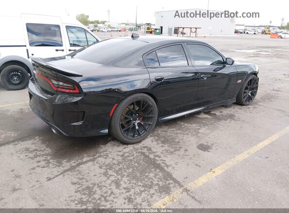 2C3CDXGJ4JH289393 2018 DODGE CHARGER Black Tył prawy
