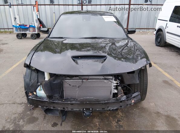 2C3CDXGJ4JH289393 2018 DODGE CHARGER Black Widok wnętrza z tyłu