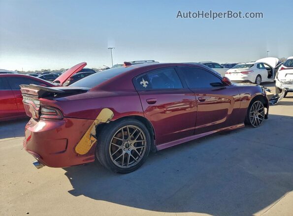 2C3CDXGJ4KH734412 2019 DODGE CHARGER Burgundy Tył prawy