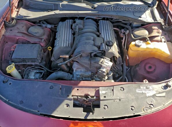 2C3CDXGJ4KH734412 2019 DODGE CHARGER Burgundy Widok wnętrza z tyłu