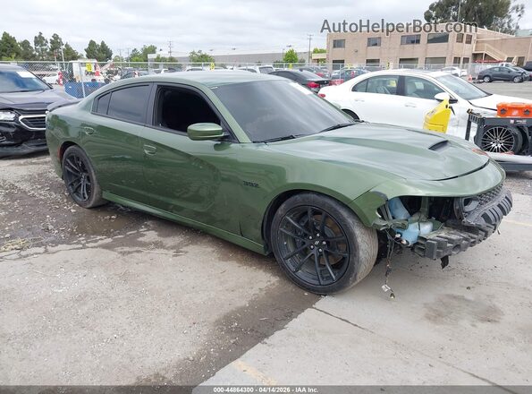 2C3CDXGJ5NH208679 2022 DODGE CHARGER Green წინა მარჯვენა