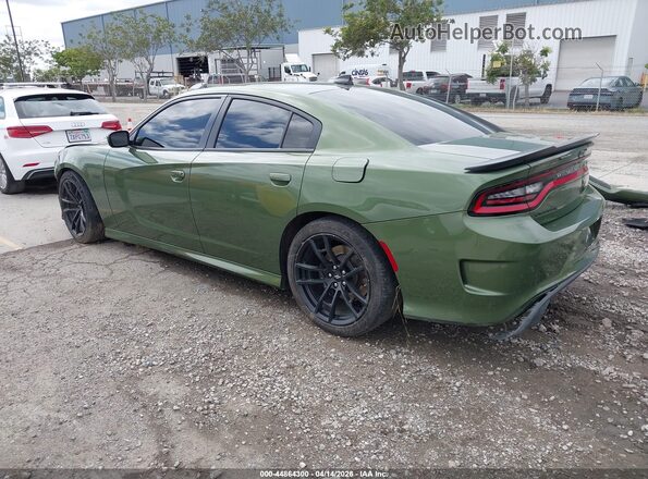 2C3CDXGJ5NH208679 2022 DODGE CHARGER Green უკანა მარცხენა