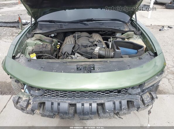 2C3CDXGJ5NH208679 2022 DODGE CHARGER Green უკანა ხედი