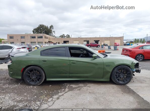 2C3CDXGJ5NH208679 2022 DODGE CHARGER Green სალონის 360-გრადუსიანი ხედი