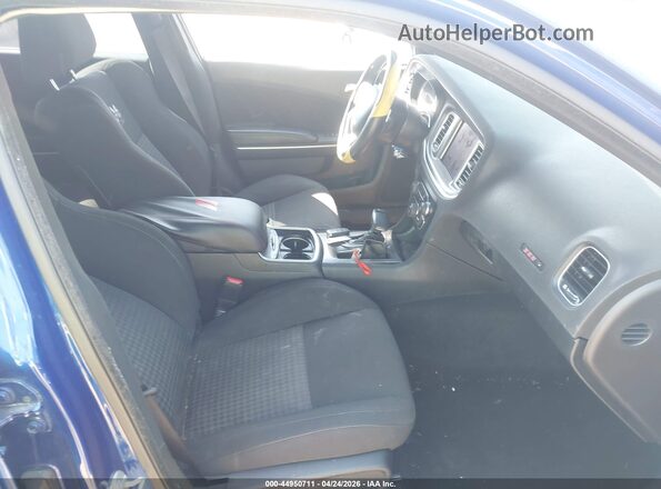 2C3CDXGJ6LH254616 2020 DODGE CHARGER Blue წინა სალონის ხედი