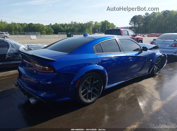 2C3CDXGJ7KH650875 2019 DODGE CHARGER Синий Задняя правая четверть