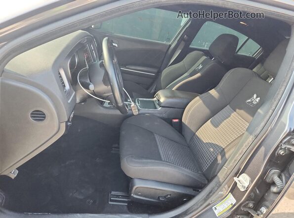 2C3CDXGJ8MH584582 2021 DODGE CHARGER Угольный Вид салона спереди