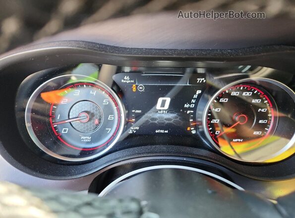 2C3CDXGJ8MH584582 2021 DODGE CHARGER Угольный Вид щитка приборов