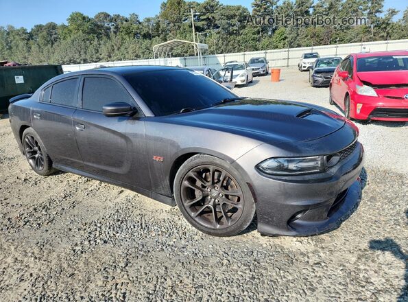 2C3CDXGJ8MH584582 2021 DODGE CHARGER Угольный Передняя правая четверть