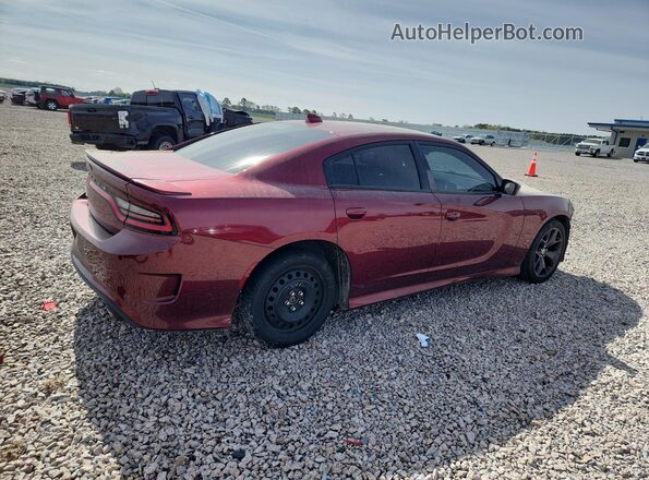 2C3CDXHG0JH217951 2018 DODGE CHARGER Темно-бордовый Задняя правая четверть