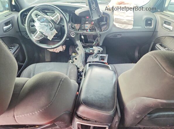 2C3CDXHG2HH510101 2017 DODGE CHARGER Черный Вид панели приборов