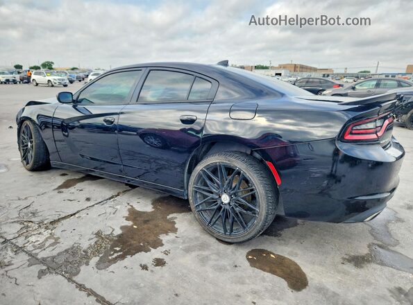 2C3CDXHG2HH510101 2017 DODGE CHARGER Черный Задняя левая четверть