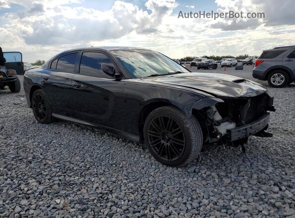 2C3CDXHG2KH584660 2019 DODGE CHARGER Черный Передняя правая четверть