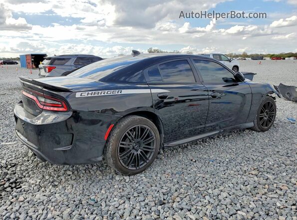 2C3CDXHG2KH584660 2019 DODGE CHARGER Черный Задняя правая четверть