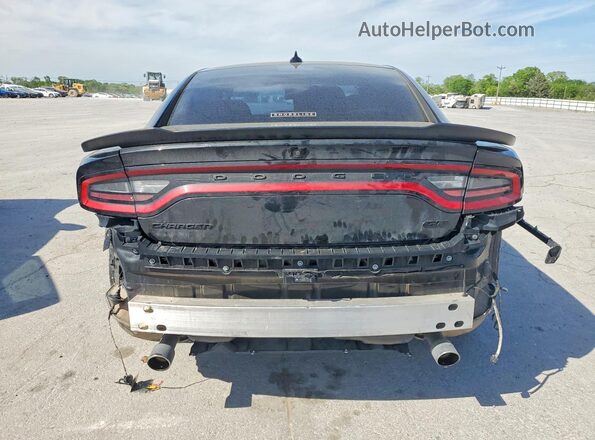 2C3CDXHG2NH130512 2022 DODGE CHARGER Black Вид ззаду