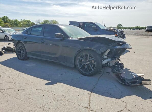 2C3CDXHG2NH130512 2022 DODGE CHARGER Black Передня права чверть