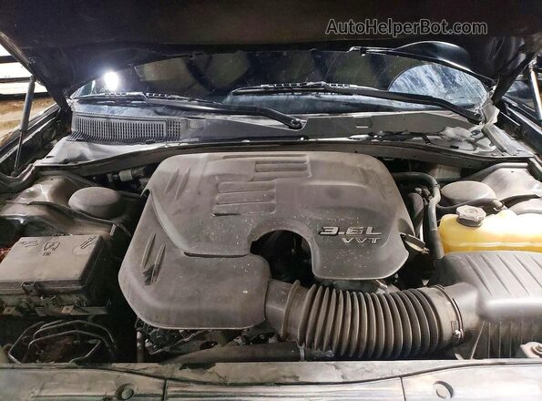 2C3CDXHG3KH614703 2019 DODGE CHARGER Black Вид задньої частини салону
