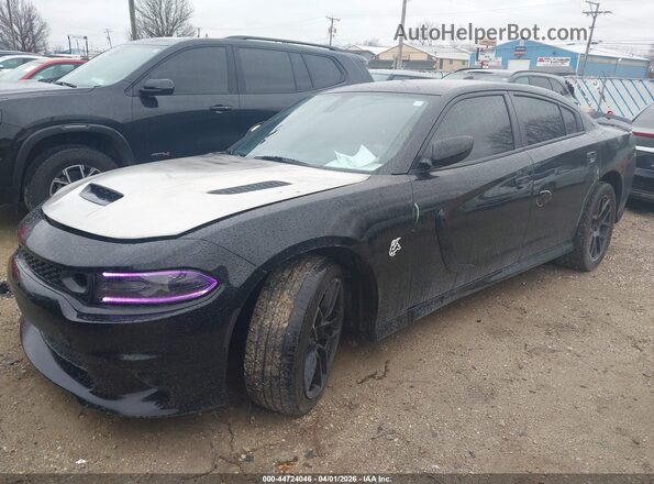 2C3CDXHG4KH608540 2019 DODGE CHARGER Black Przód lewy