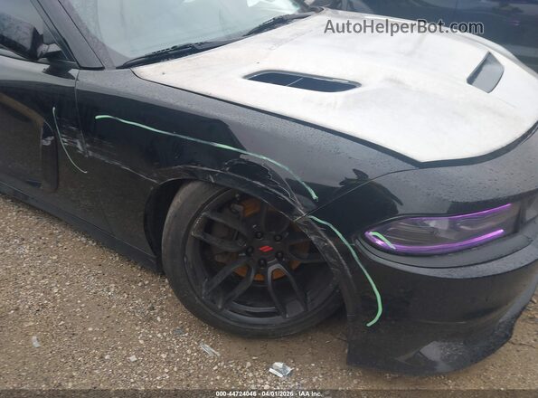 2C3CDXHG4KH608540 2019 DODGE CHARGER Black Widok z przodu