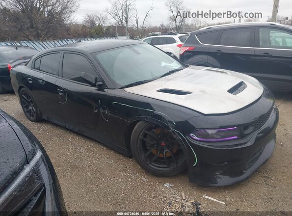 2C3CDXHG4KH608540 2019 DODGE CHARGER Black Widok wnętrza z tyłu