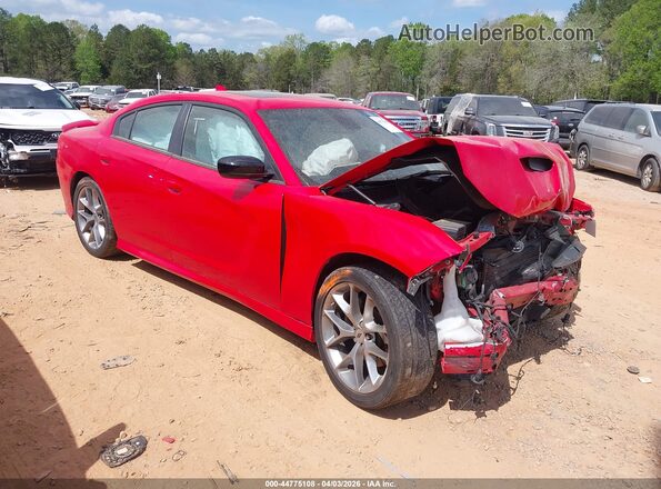 2C3CDXHG5PH603872 2023 DODGE CHARGER Красный Передняя правая четверть