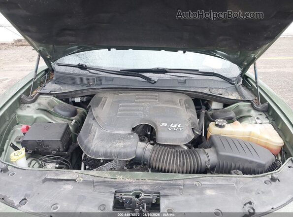 2C3CDXHG6NH236140 2022 DODGE CHARGER Зеленый Вид сзади