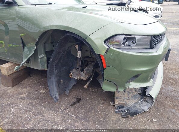 2C3CDXHG6NH236140 2022 DODGE CHARGER Зеленый Вид спереди