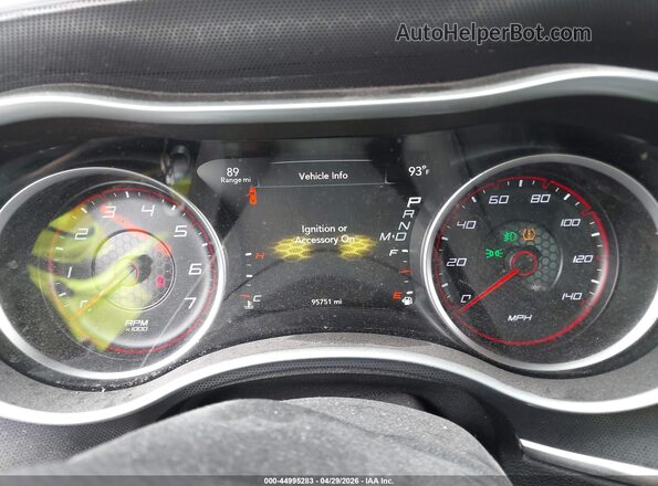 2C3CDXHG7GH312466 2016 DODGE CHARGER Черный Вид задних сидений