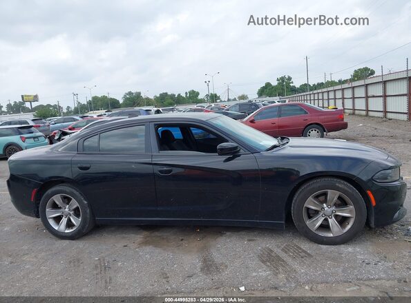 2C3CDXHG7GH312466 2016 DODGE CHARGER Черный Вид задней части салона