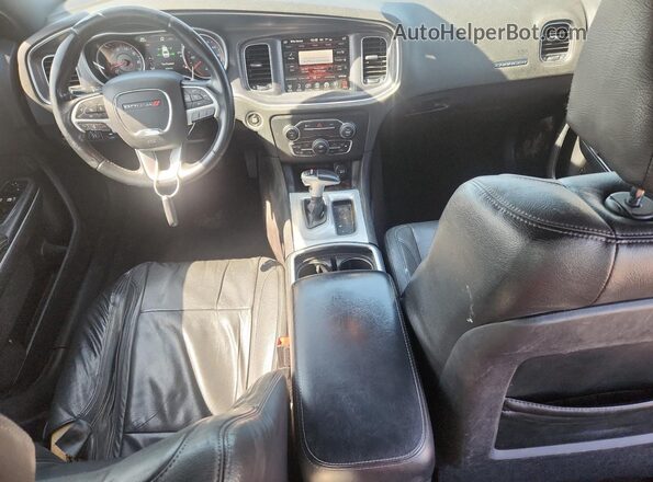 2C3CDXHG7GH346357 2016 DODGE CHARGER Черный Вид панели приборов