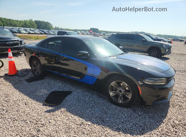 2C3CDXHG7GH346357 2016 DODGE CHARGER Черный Передняя правая четверть