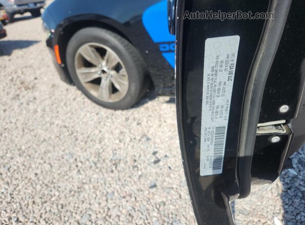 2C3CDXHG7GH346357 2016 DODGE CHARGER Черный Вид подкапотного пространства