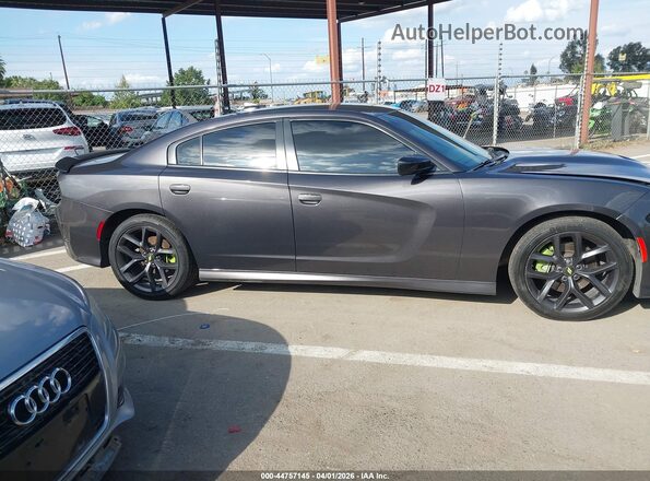 2C3CDXHG7MH652535 2021 DODGE CHARGER Gray Widok wnętrza z tyłu