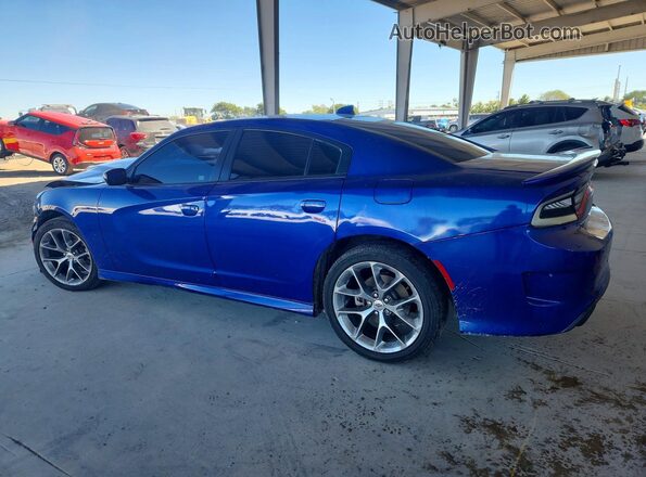 2C3CDXHG8MH650146 2021 DODGE CHARGER Синий Задняя левая четверть
