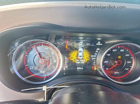 2C3CDXHG8MH650146 2021 DODGE CHARGER Синий Вид щитка приборов
