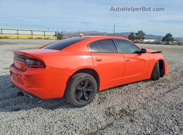 2C3CDXHG9JH147074 2018 DODGE CHARGER Оранжевый Задняя правая четверть