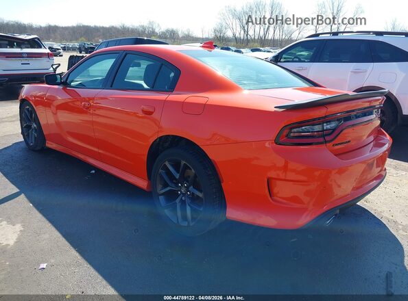 2C3CDXHG9NH119751 2022 DODGE CHARGER Orange უკანა მარცხენა