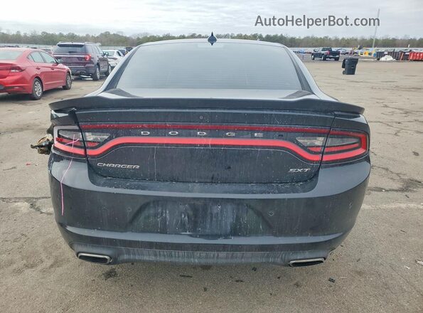 2C3CDXHGXJH142420 2018 DODGE CHARGER Черный Вид сзади