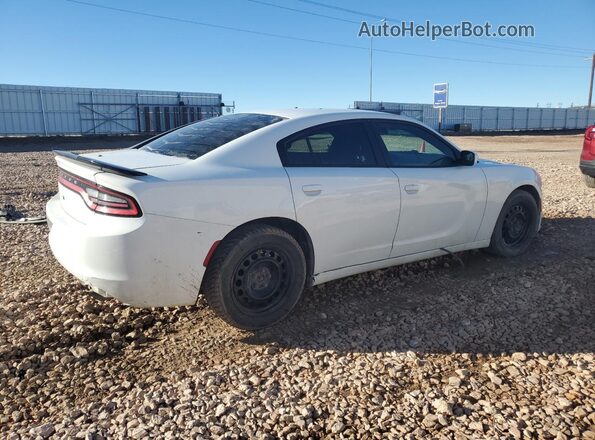 2C3CDXKT6GH156037 2016 DODGE CHARGER Белый Задняя правая четверть