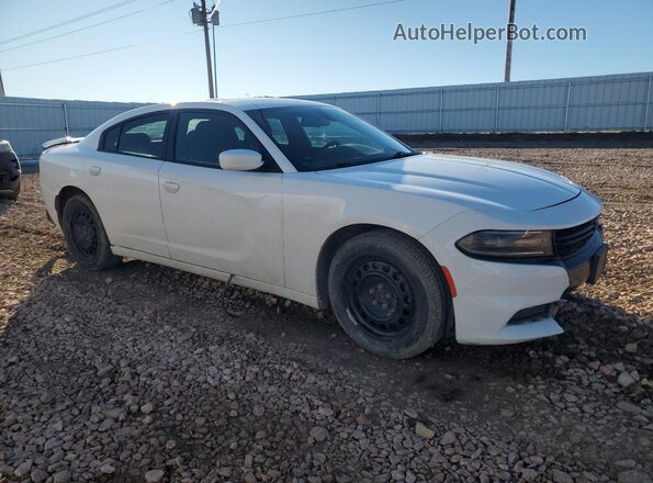 2C3CDXKT6GH156037 2016 DODGE CHARGER Белый Передняя правая четверть