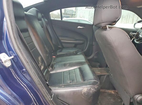 2C3CDXKT8GH165581 2016 DODGE CHARGER Blue Հետևի նստատեղերի տեսք