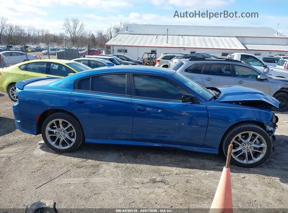 2C3CDXMG1PH585683 2023 DODGE CHARGER Blue Widok wnętrza 360 stopni